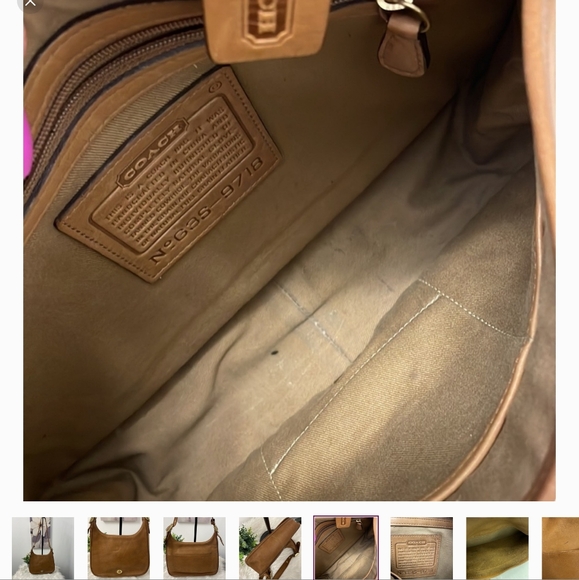 Vintage Coach saddle bag - Picture 5 of 11